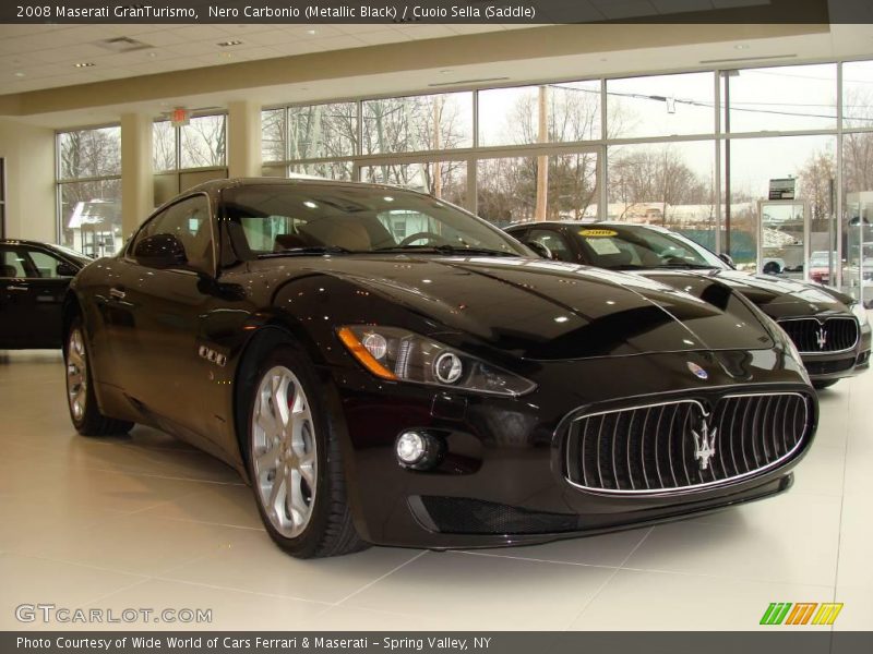 Nero Carbonio (Metallic Black) / Cuoio Sella (Saddle) 2008 Maserati GranTurismo