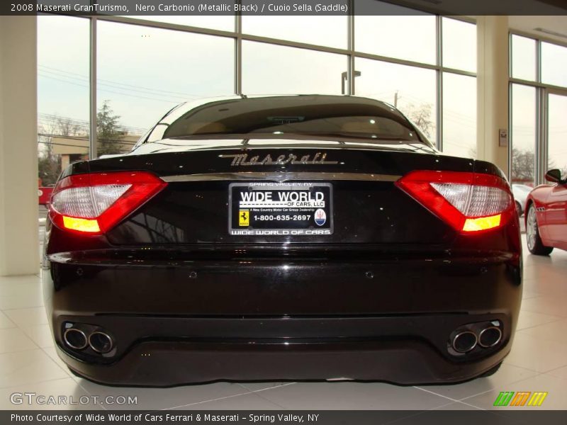 Nero Carbonio (Metallic Black) / Cuoio Sella (Saddle) 2008 Maserati GranTurismo