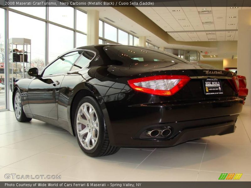 Nero Carbonio (Metallic Black) / Cuoio Sella (Saddle) 2008 Maserati GranTurismo