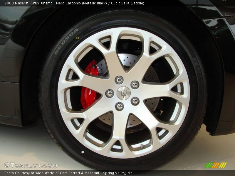 Nero Carbonio (Metallic Black) / Cuoio Sella (Saddle) 2008 Maserati GranTurismo