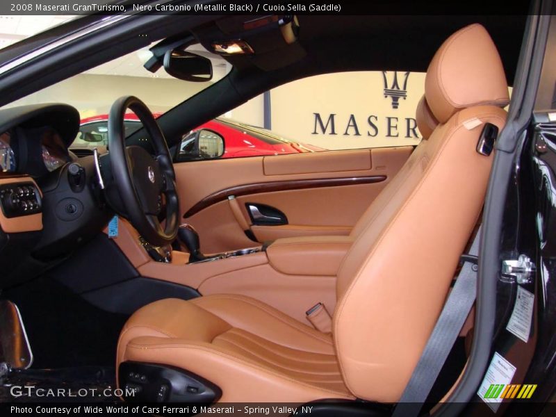 Nero Carbonio (Metallic Black) / Cuoio Sella (Saddle) 2008 Maserati GranTurismo