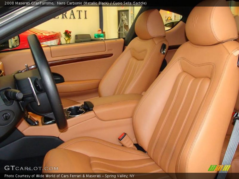 Nero Carbonio (Metallic Black) / Cuoio Sella (Saddle) 2008 Maserati GranTurismo