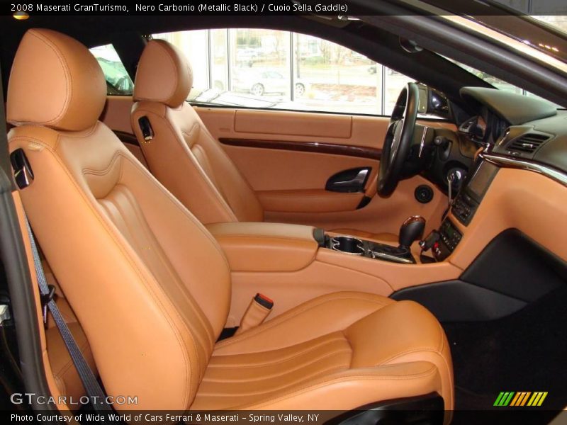 Nero Carbonio (Metallic Black) / Cuoio Sella (Saddle) 2008 Maserati GranTurismo