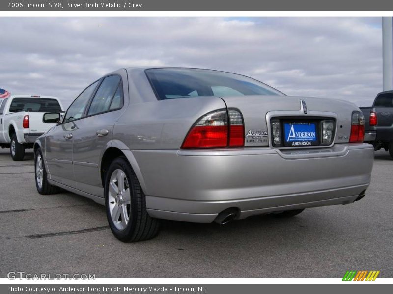 Silver Birch Metallic / Grey 2006 Lincoln LS V8