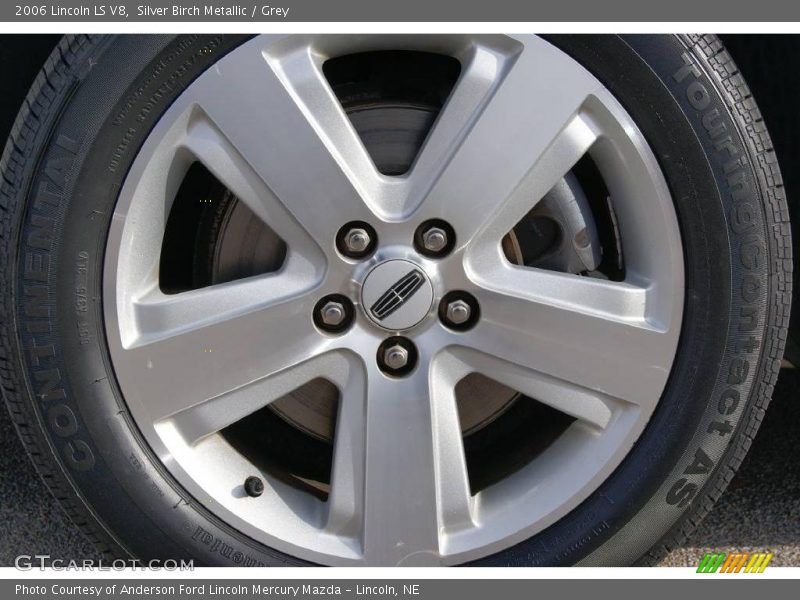 Silver Birch Metallic / Grey 2006 Lincoln LS V8