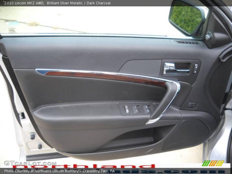 Brilliant Silver Metallic / Dark Charcoal 2010 Lincoln MKZ AWD