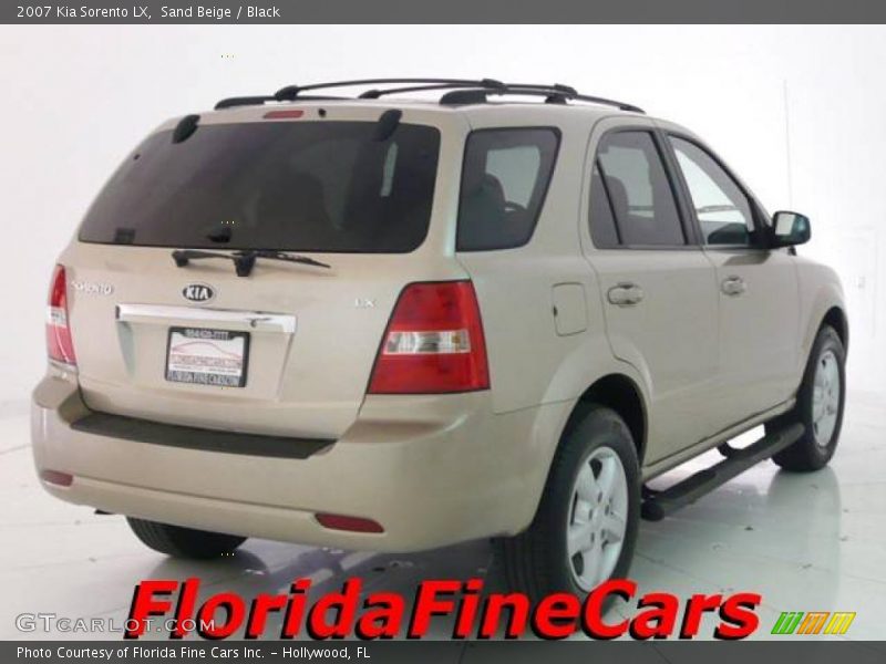 Sand Beige / Black 2007 Kia Sorento LX
