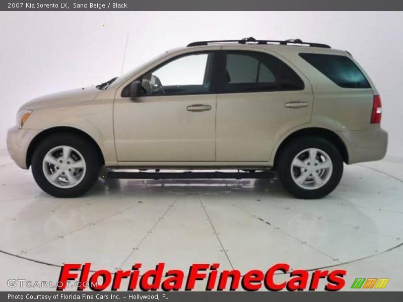 Sand Beige / Black 2007 Kia Sorento LX