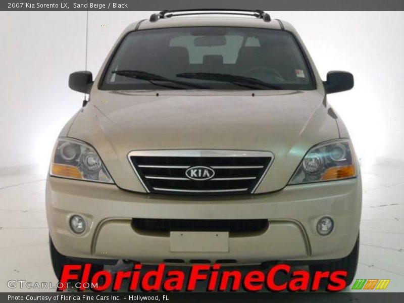 Sand Beige / Black 2007 Kia Sorento LX