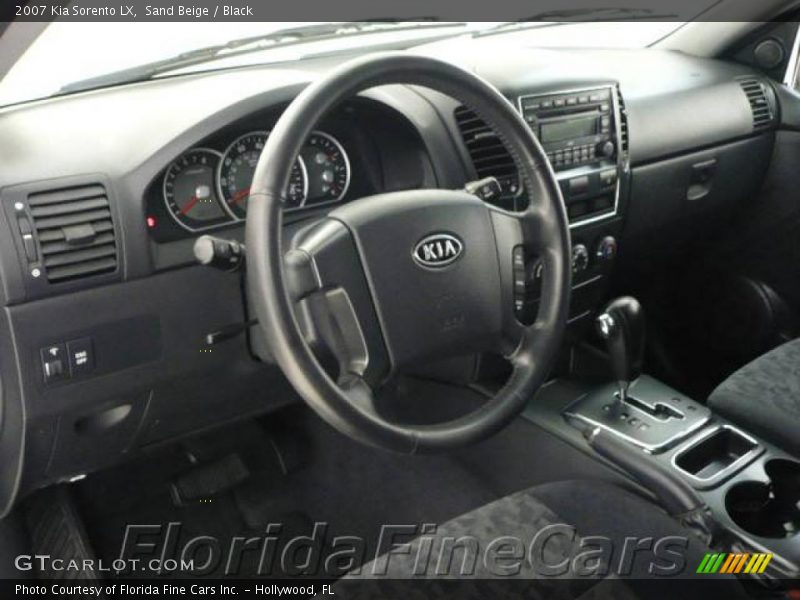 Sand Beige / Black 2007 Kia Sorento LX