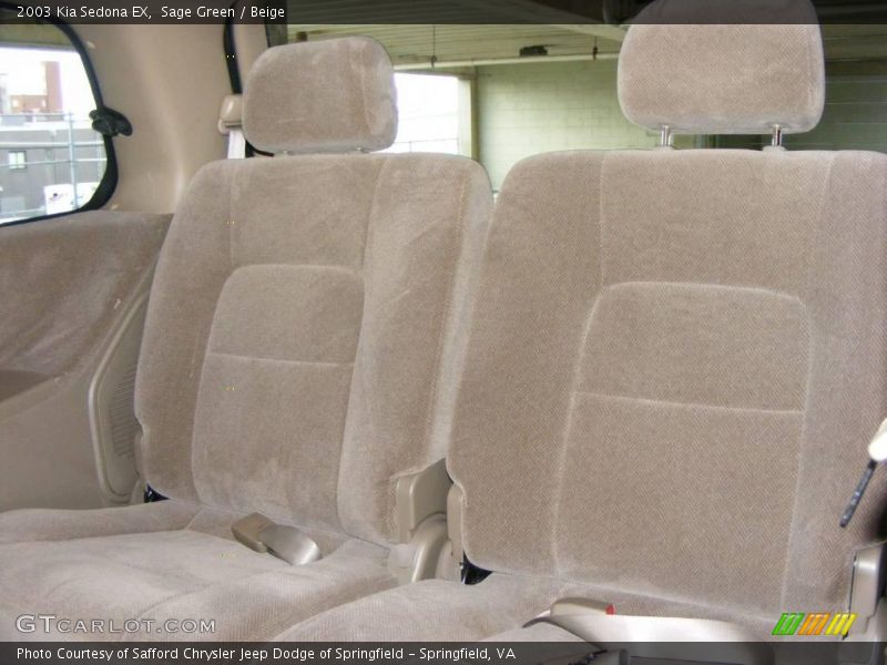 Sage Green / Beige 2003 Kia Sedona EX