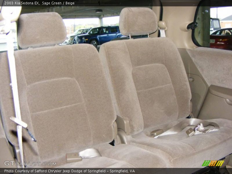 Sage Green / Beige 2003 Kia Sedona EX