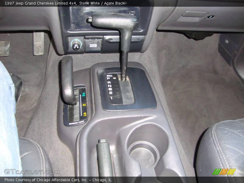 Stone White / Agate Black 1997 Jeep Grand Cherokee Limited 4x4