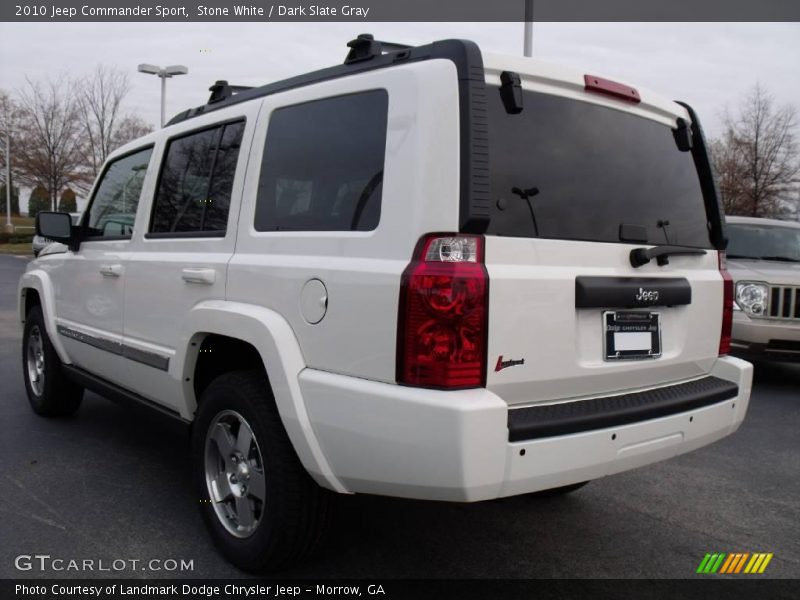 Stone White / Dark Slate Gray 2010 Jeep Commander Sport
