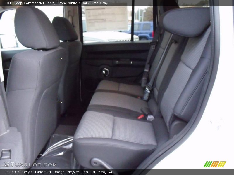 Stone White / Dark Slate Gray 2010 Jeep Commander Sport