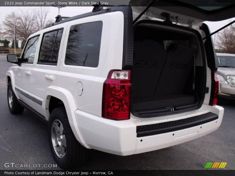 Stone White / Dark Slate Gray 2010 Jeep Commander Sport