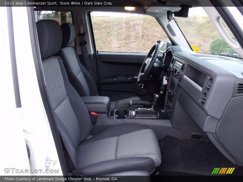 Stone White / Dark Slate Gray 2010 Jeep Commander Sport