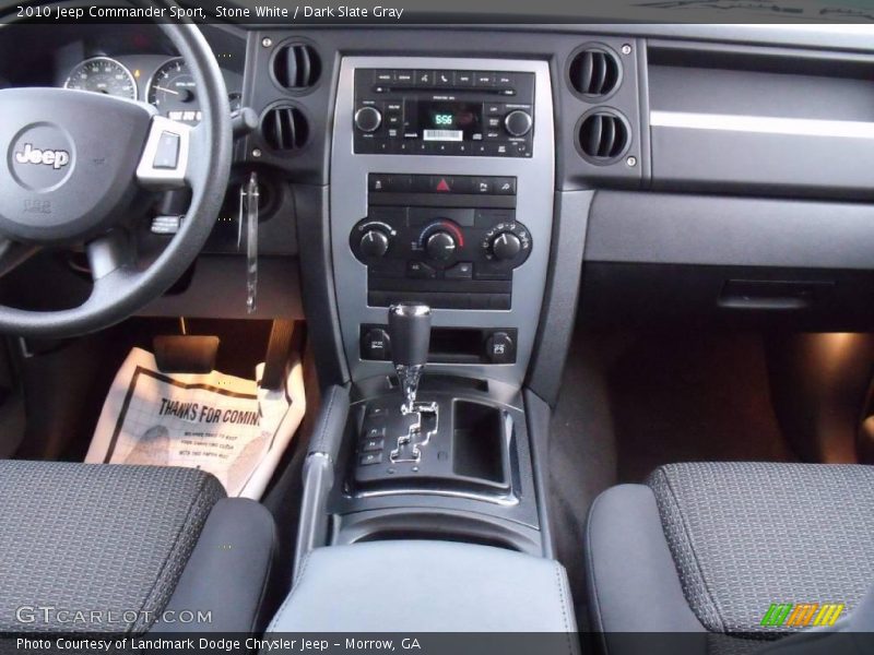 Stone White / Dark Slate Gray 2010 Jeep Commander Sport