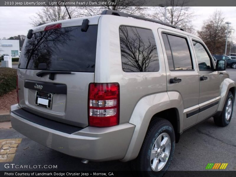 Light Graystone Pearl / Dark Slate Gray 2010 Jeep Liberty Sport