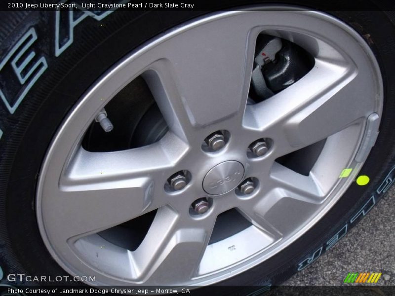 Light Graystone Pearl / Dark Slate Gray 2010 Jeep Liberty Sport