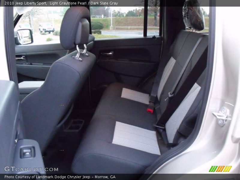 Light Graystone Pearl / Dark Slate Gray 2010 Jeep Liberty Sport
