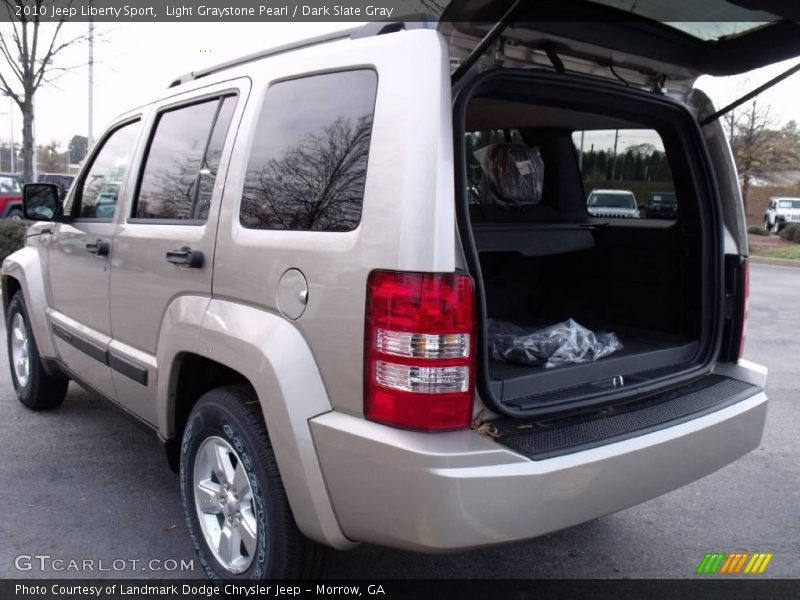 Light Graystone Pearl / Dark Slate Gray 2010 Jeep Liberty Sport