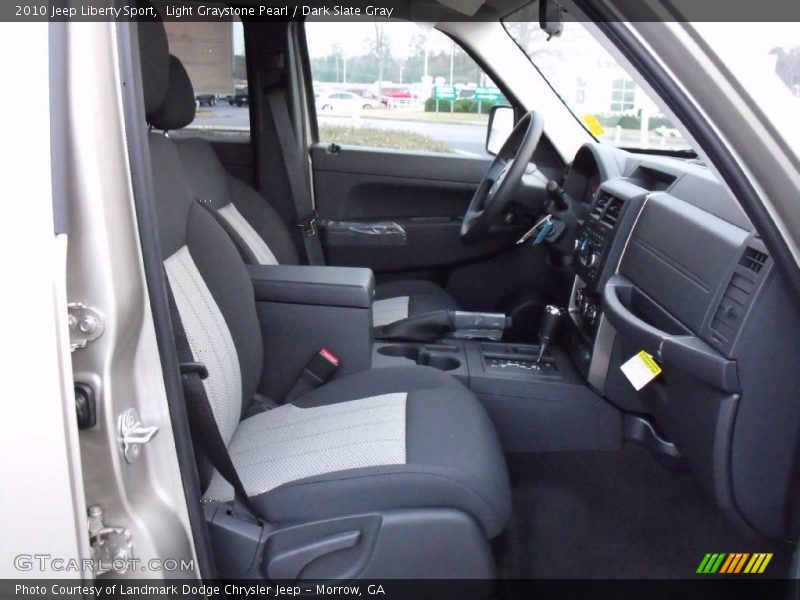 Light Graystone Pearl / Dark Slate Gray 2010 Jeep Liberty Sport