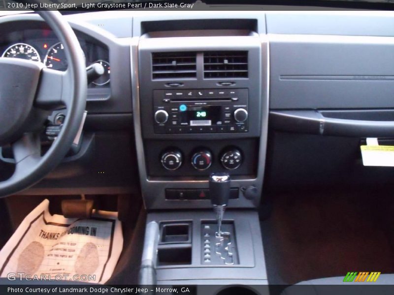 Light Graystone Pearl / Dark Slate Gray 2010 Jeep Liberty Sport