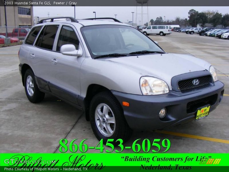 Pewter / Gray 2003 Hyundai Santa Fe GLS