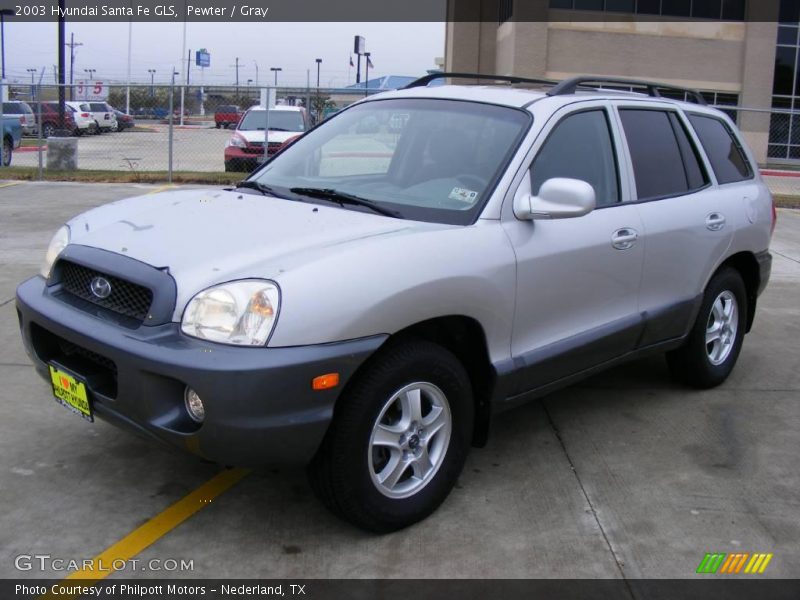 Pewter / Gray 2003 Hyundai Santa Fe GLS