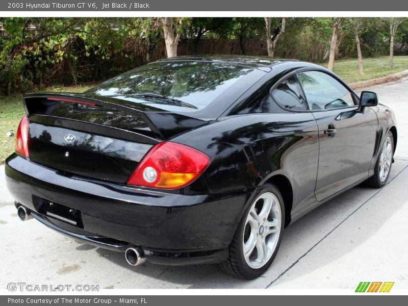 Jet Black / Black 2003 Hyundai Tiburon GT V6