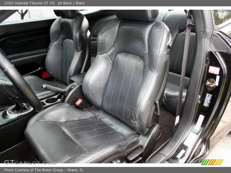 Jet Black / Black 2003 Hyundai Tiburon GT V6