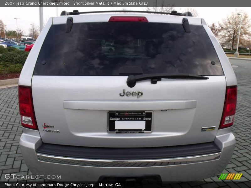 Bright Silver Metallic / Medium Slate Gray 2007 Jeep Grand Cherokee Limited