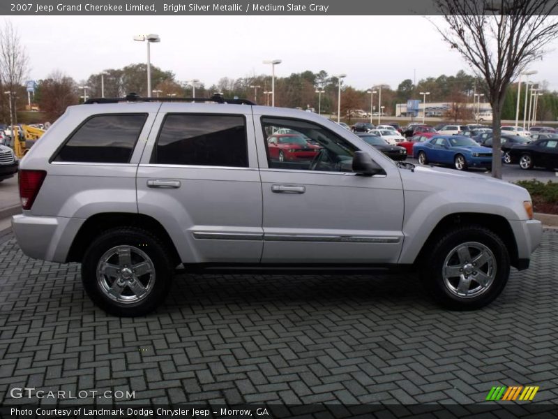 Bright Silver Metallic / Medium Slate Gray 2007 Jeep Grand Cherokee Limited