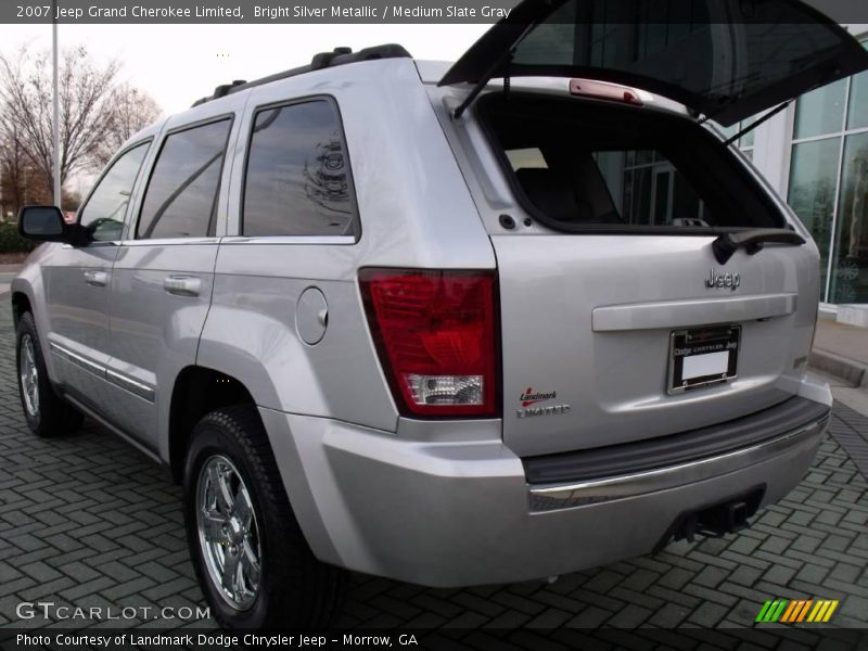 Bright Silver Metallic / Medium Slate Gray 2007 Jeep Grand Cherokee Limited