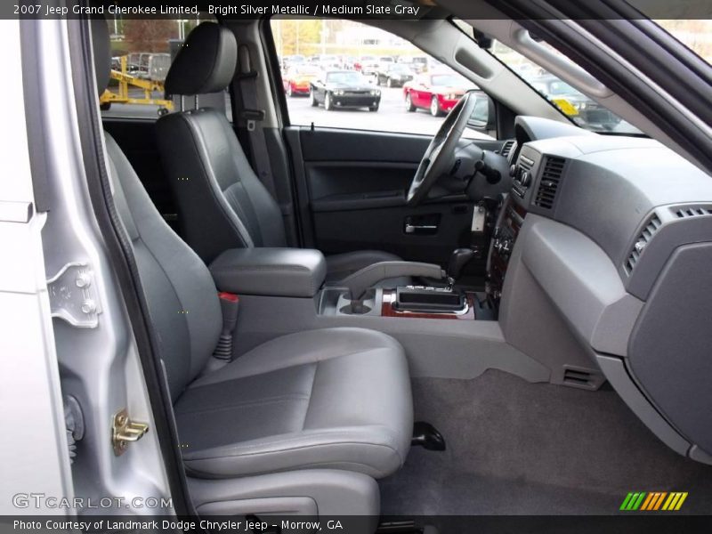 Bright Silver Metallic / Medium Slate Gray 2007 Jeep Grand Cherokee Limited
