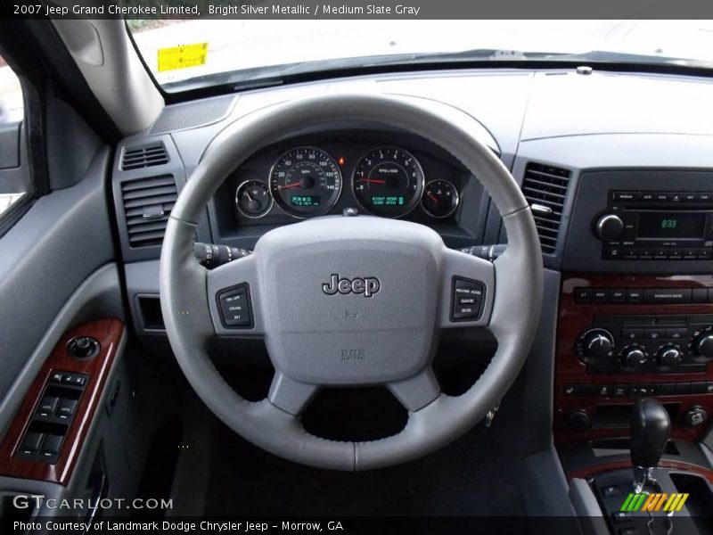Bright Silver Metallic / Medium Slate Gray 2007 Jeep Grand Cherokee Limited