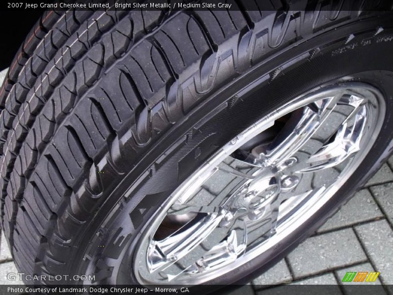 Bright Silver Metallic / Medium Slate Gray 2007 Jeep Grand Cherokee Limited