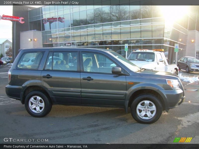 Sage Brush Pearl / Gray 2006 Honda Pilot LX 4WD