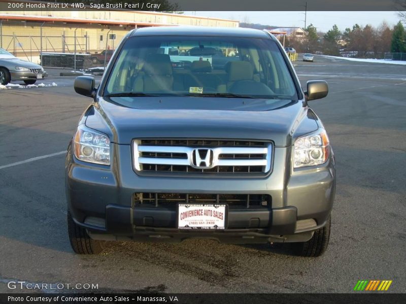 Sage Brush Pearl / Gray 2006 Honda Pilot LX 4WD
