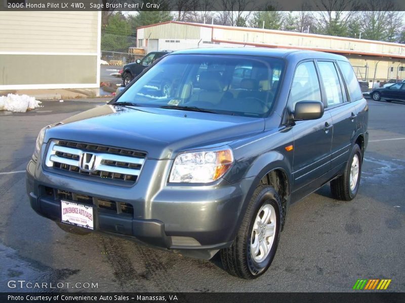 Sage Brush Pearl / Gray 2006 Honda Pilot LX 4WD