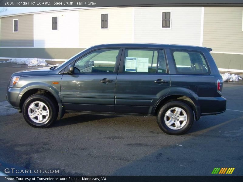 Sage Brush Pearl / Gray 2006 Honda Pilot LX 4WD