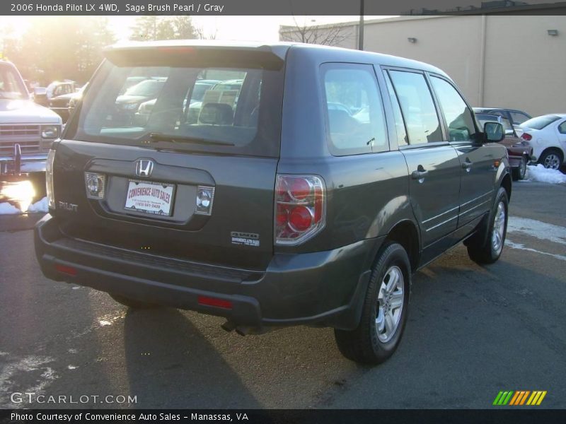 Sage Brush Pearl / Gray 2006 Honda Pilot LX 4WD