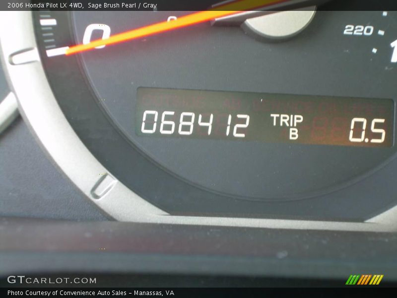Sage Brush Pearl / Gray 2006 Honda Pilot LX 4WD