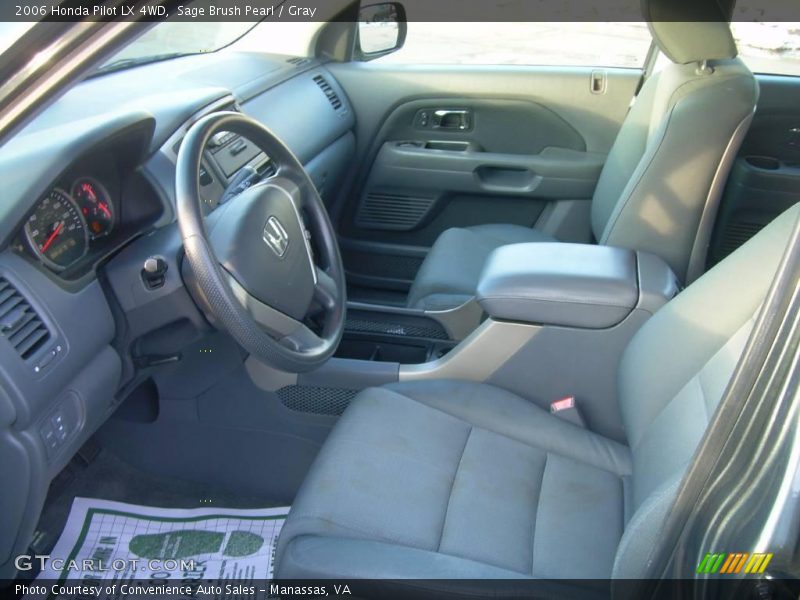 Sage Brush Pearl / Gray 2006 Honda Pilot LX 4WD