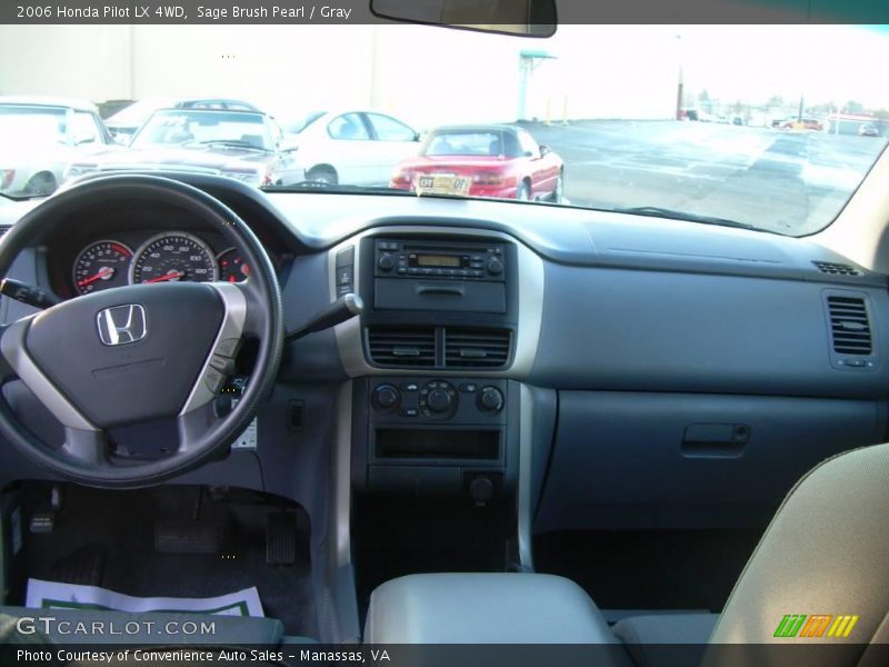 Sage Brush Pearl / Gray 2006 Honda Pilot LX 4WD