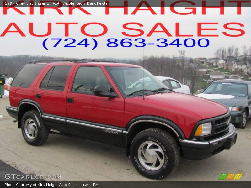 Apple Red / Dark Pewter 1997 Chevrolet Blazer LT 4x4