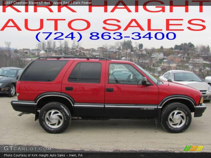 Apple Red / Dark Pewter 1997 Chevrolet Blazer LT 4x4