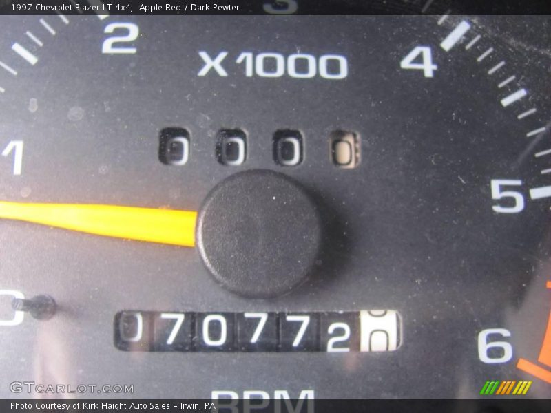 Apple Red / Dark Pewter 1997 Chevrolet Blazer LT 4x4