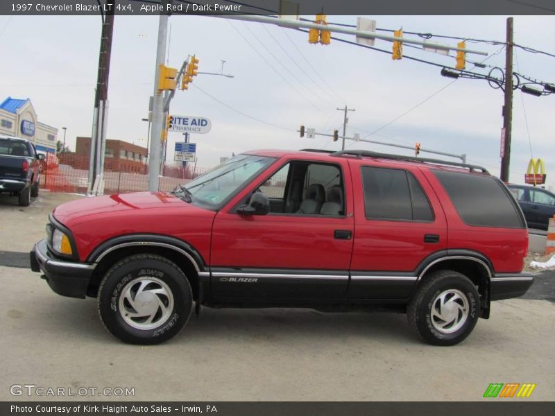 Apple Red / Dark Pewter 1997 Chevrolet Blazer LT 4x4